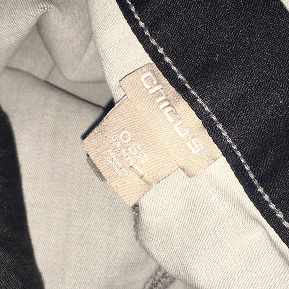 Chico’s jeans women’s size 6 small 0.5R grey elastic waist thin pliable … - Picture 11 of 16
